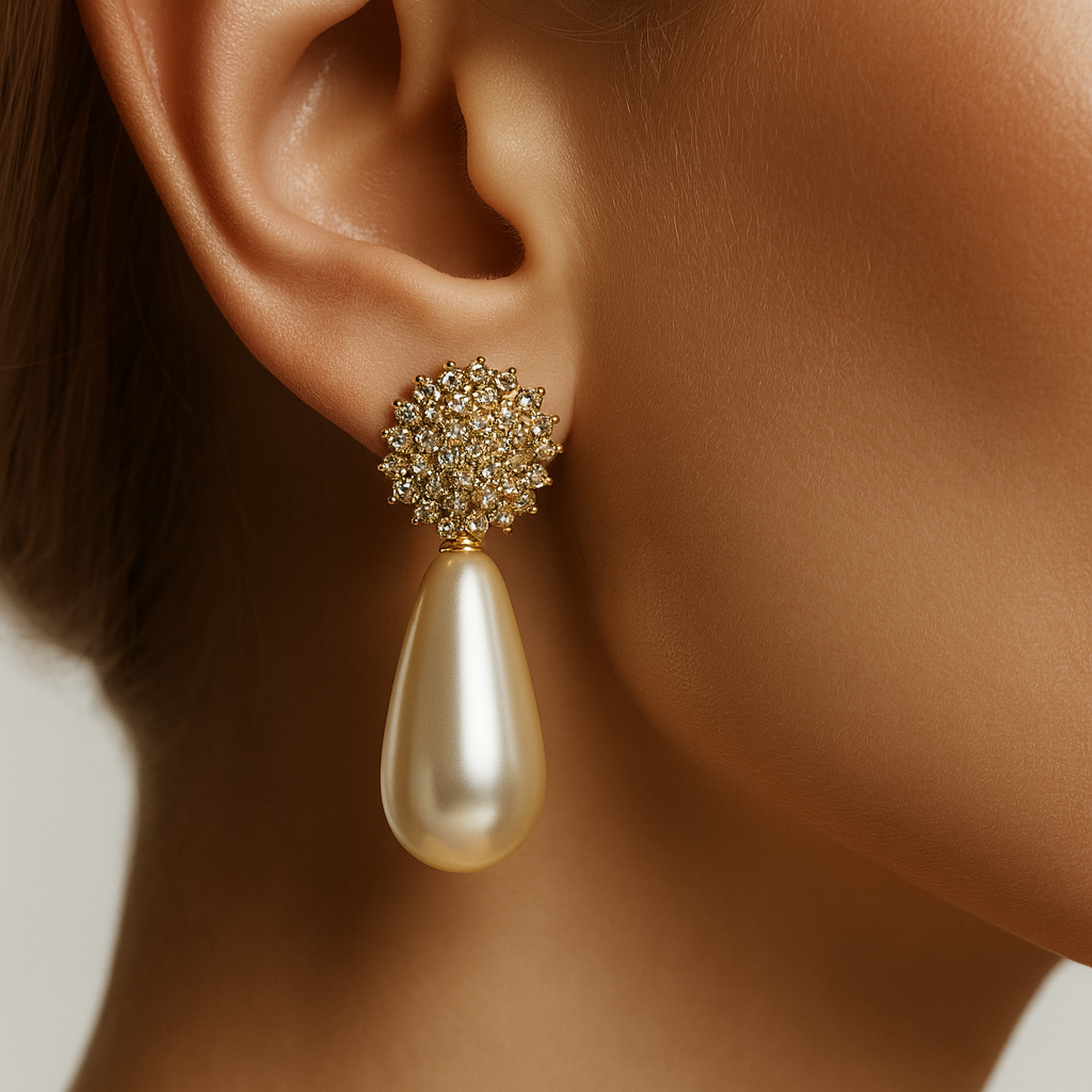 Crystal Drop Earings