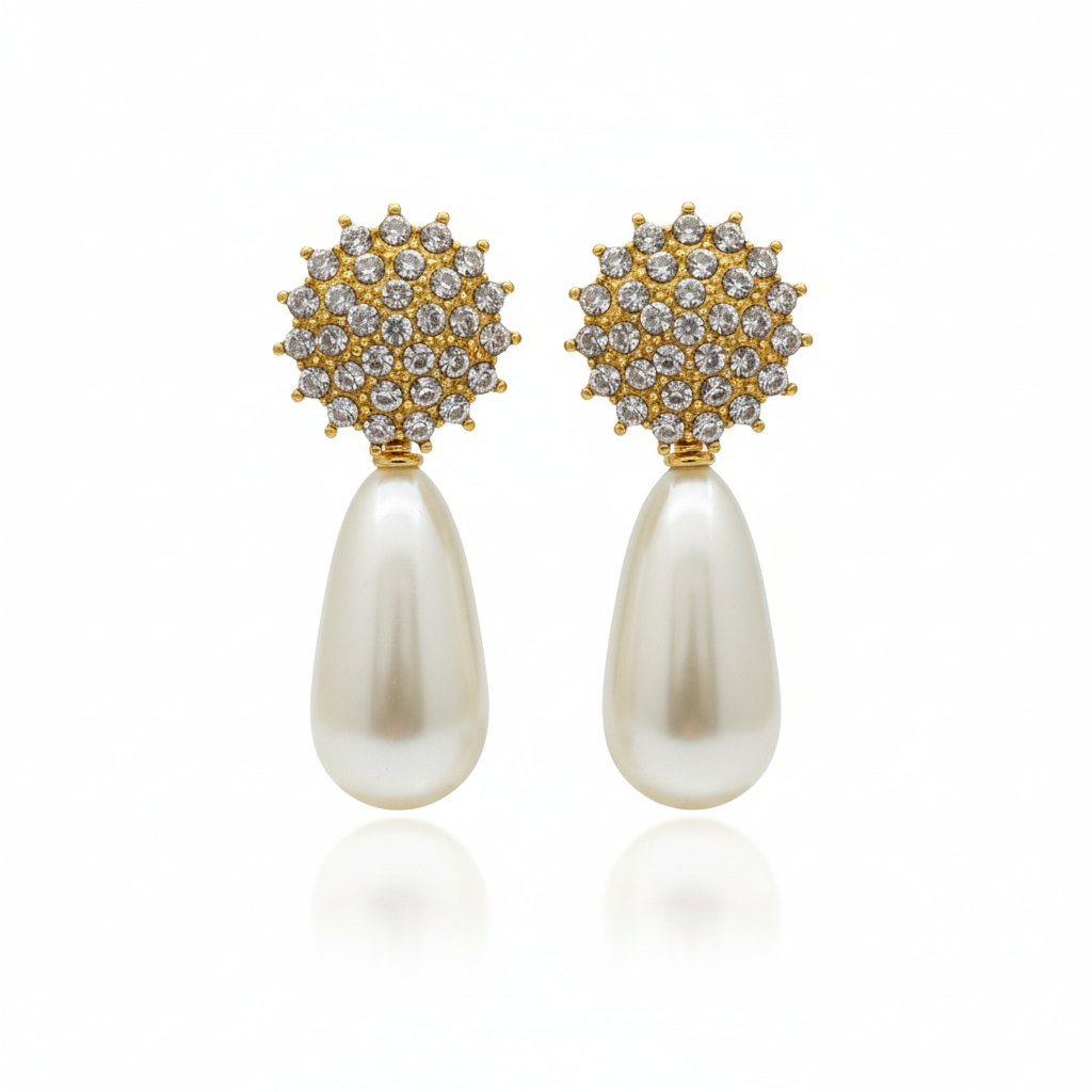 Crystal Drop Earings
