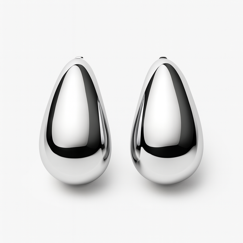 Silver Droplet Earing