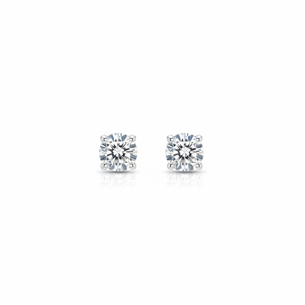 Zircon Silver Stud