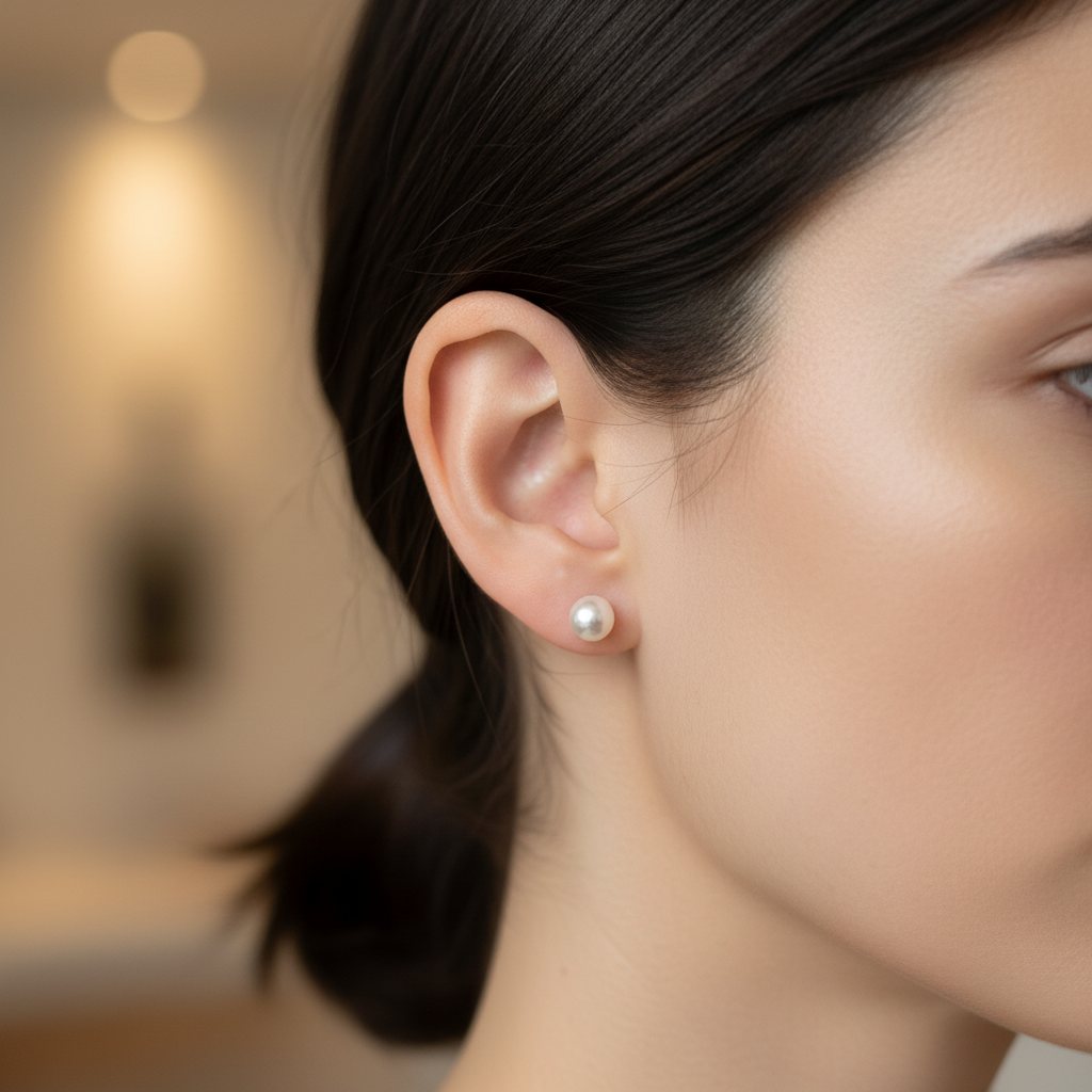 Pearl Stud Earings