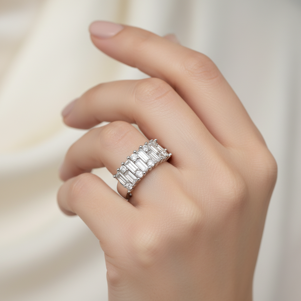 Nova Krystal Ring (Silver)