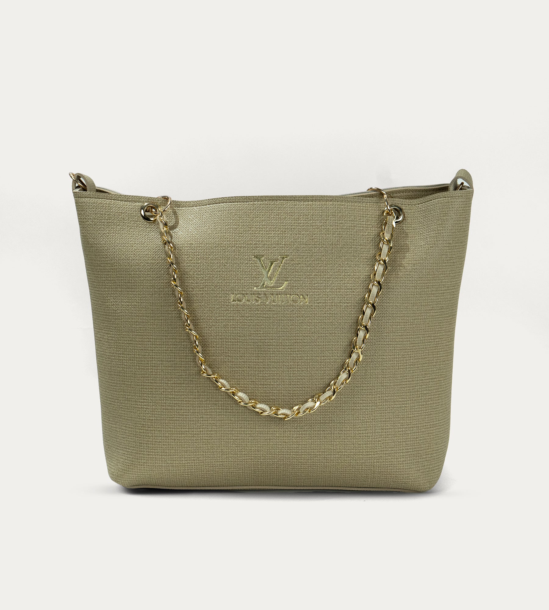 Noir Chain Tote - Sand