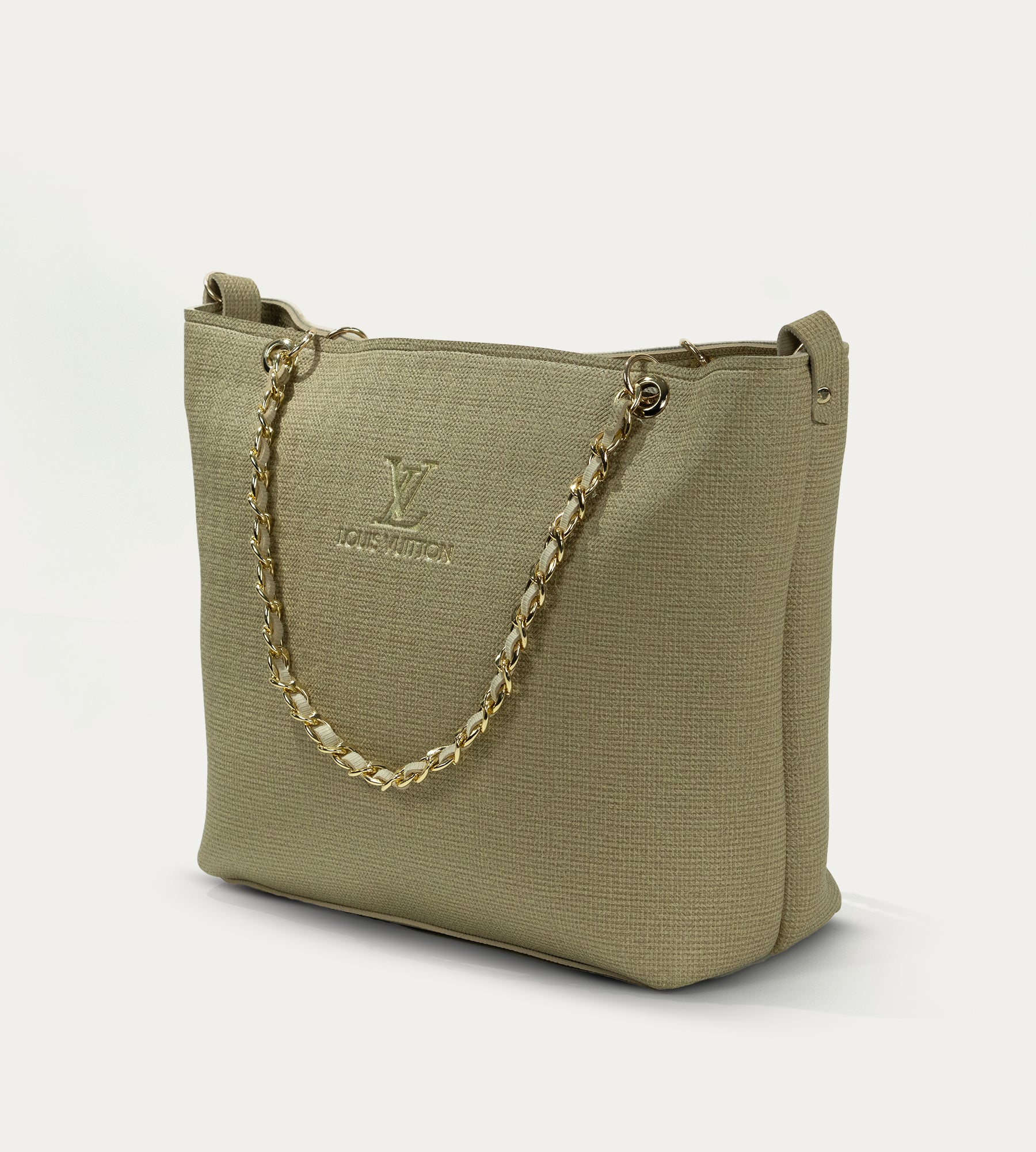 Noir Chain Tote - Sand