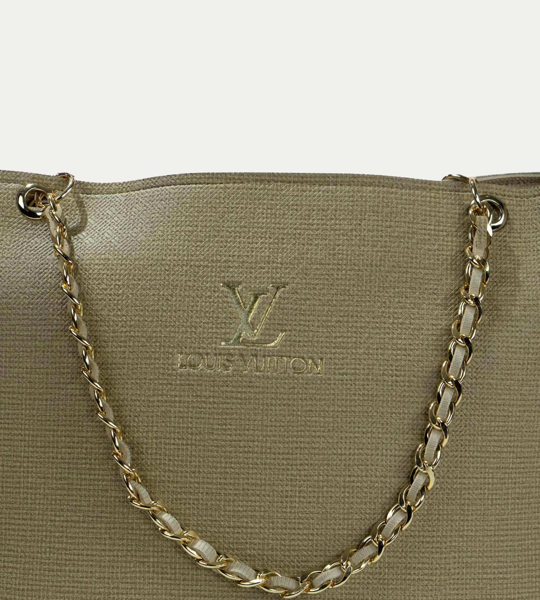 Noir Chain Tote - Sand
