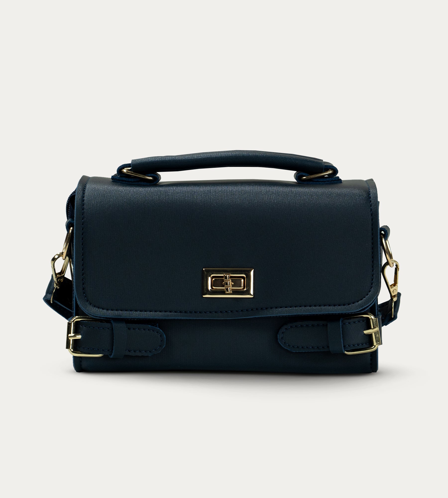 Celinea Mini Satchel - Navy