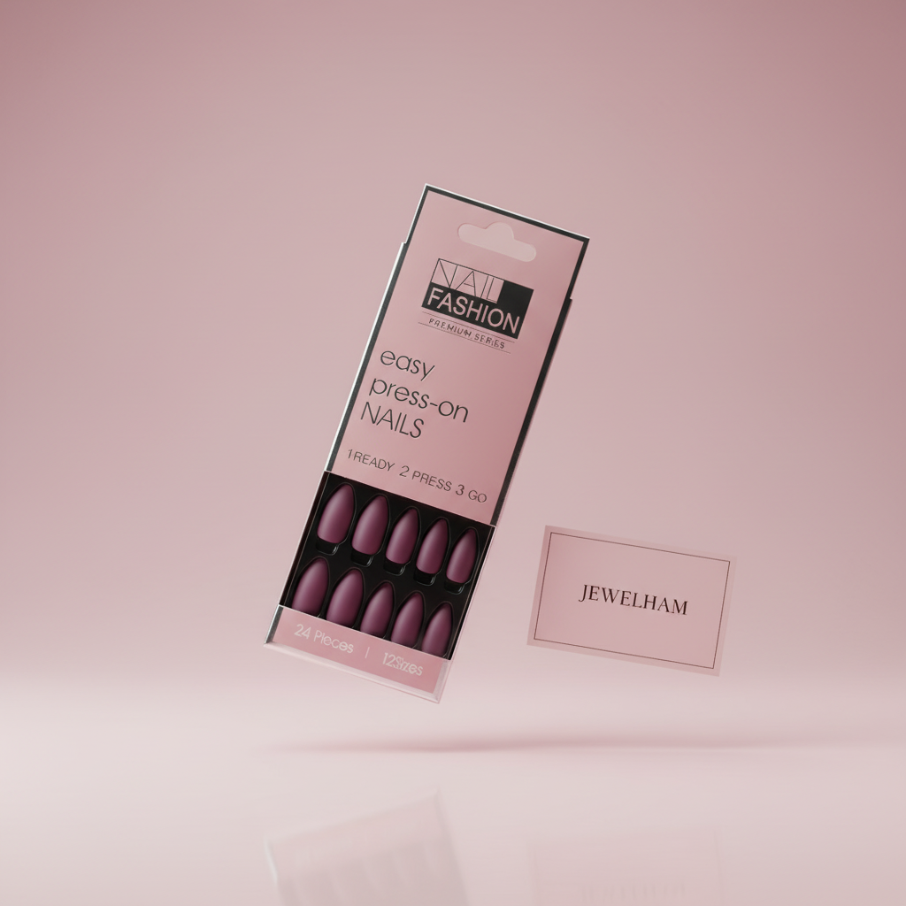 Matte Plum Press-On Nails