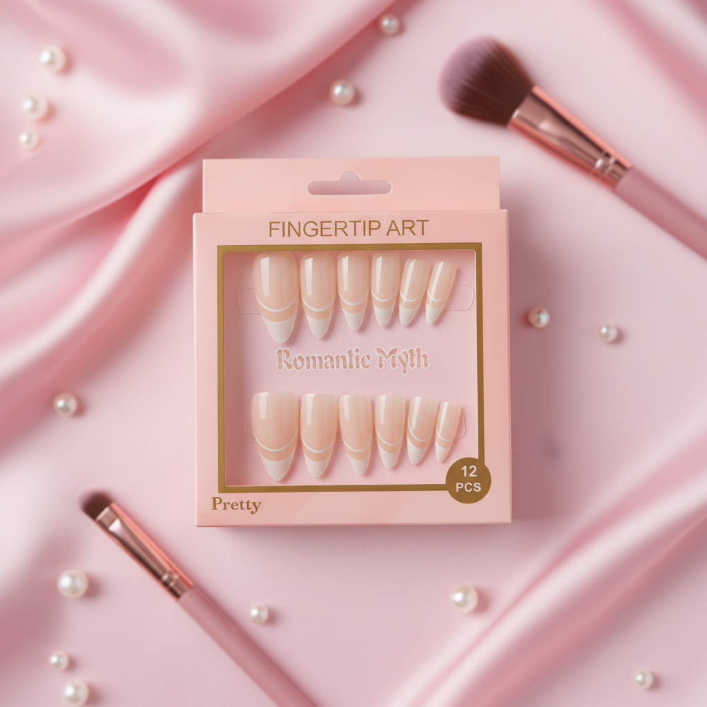 Soft Nude French Press-On Nails