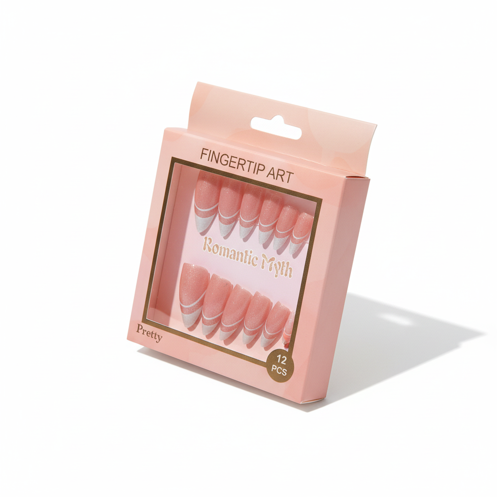 Peach Press-On Nails