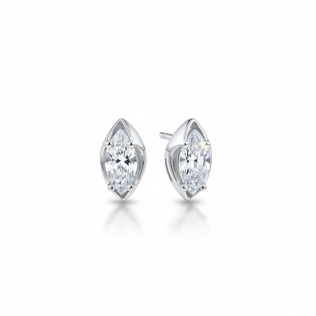 Marquise Petal Studs