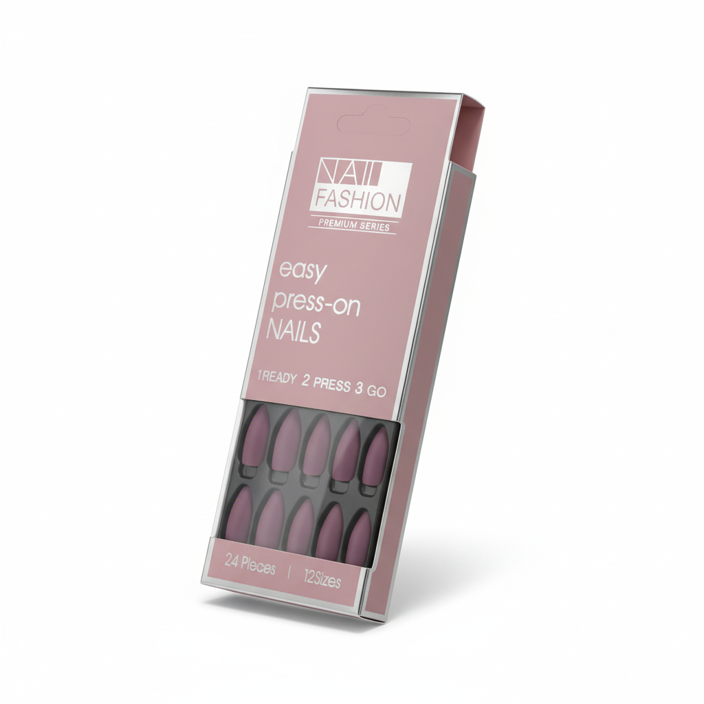 Matte Plum Press-On Nails