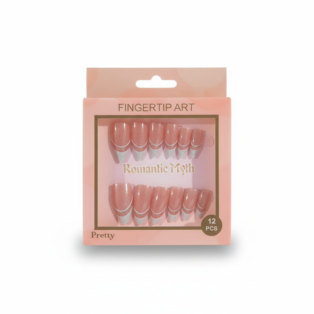 Peach Press-On Nails