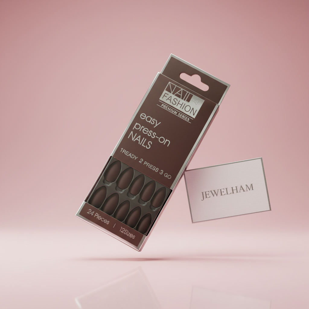 Matte Cocoa Press-On Nails