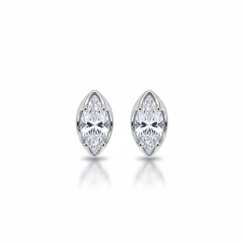 Marquise Petal Studs