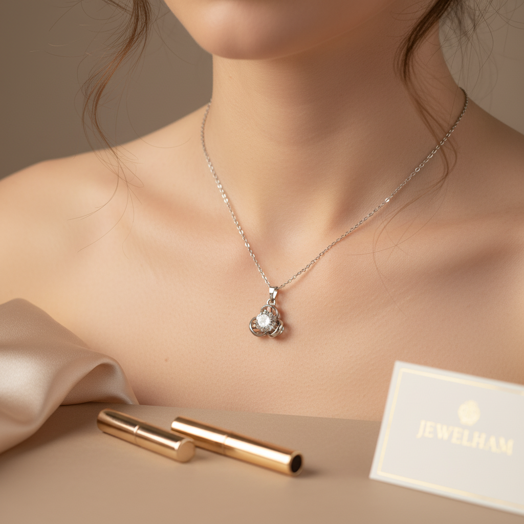Crystal Clover Pendant