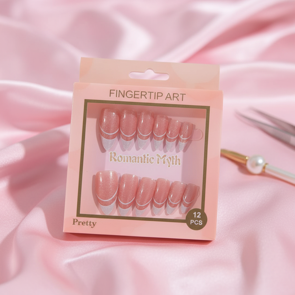 Peach Press-On Nails
