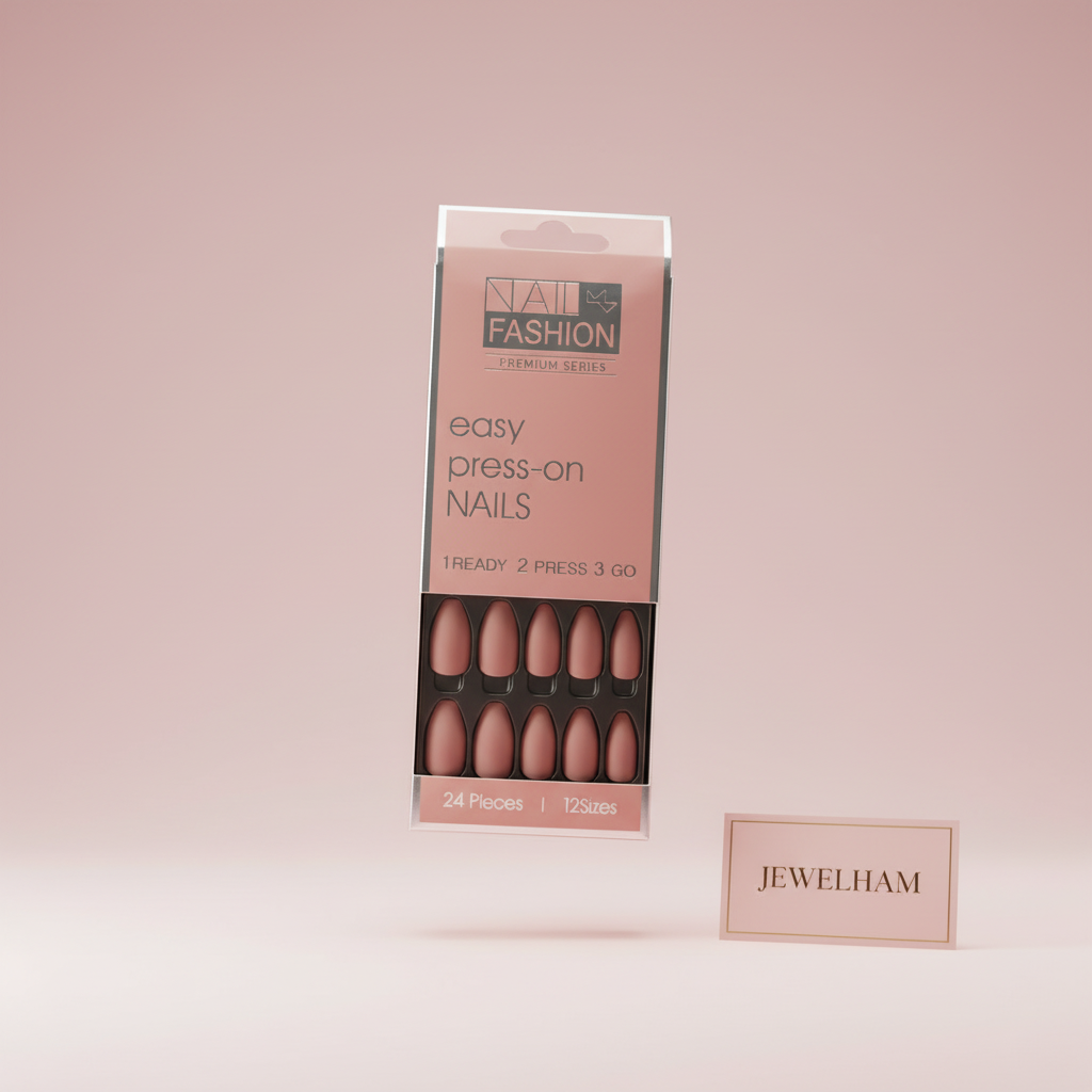 Matte Nude Press-On Nails