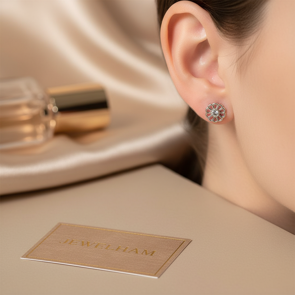 Daisy Petal Stud Earrings