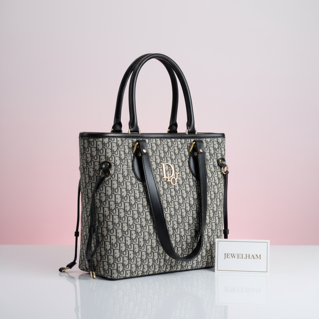 Paris Signature Tote - Black