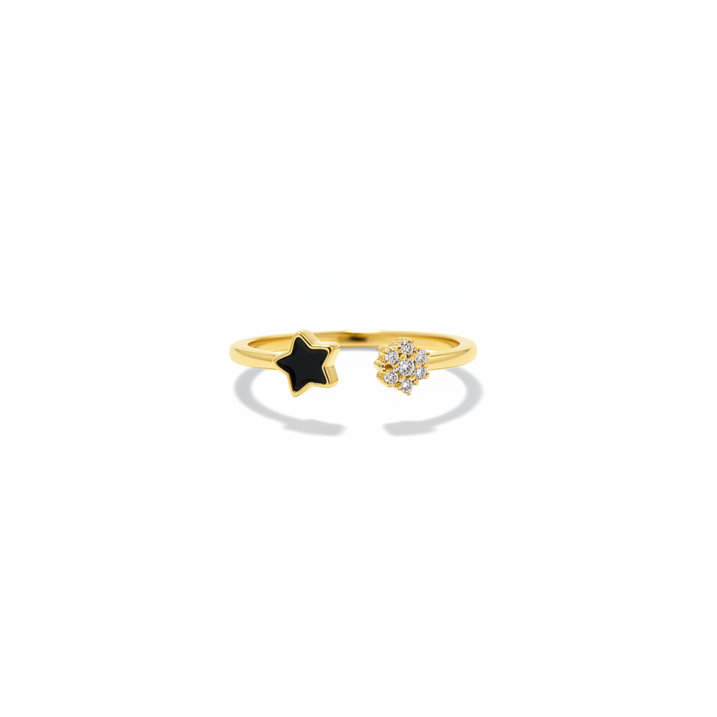 Onyx Spark Ring - Star