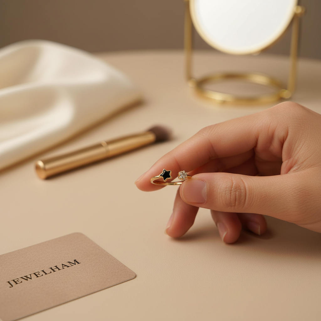 Onyx Spark Ring - Star