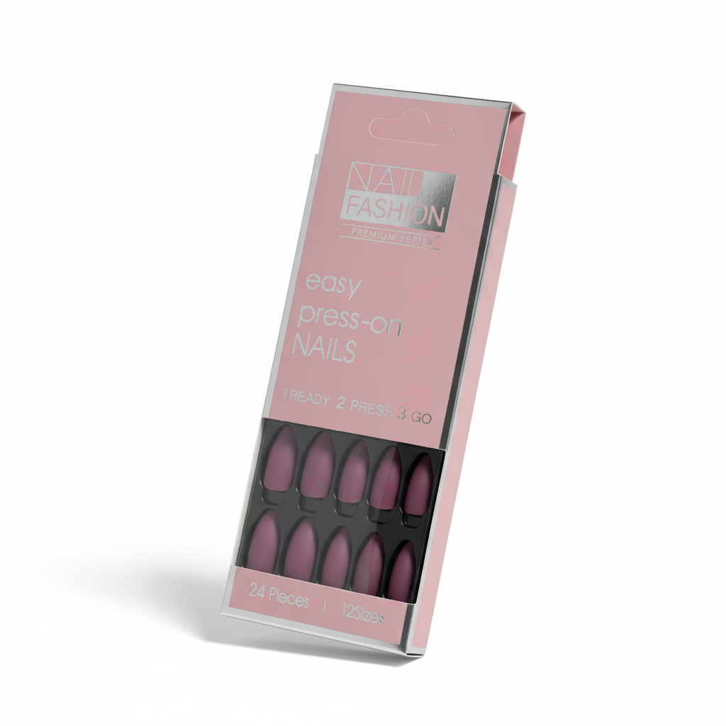 Matte Plum Press-On Nails