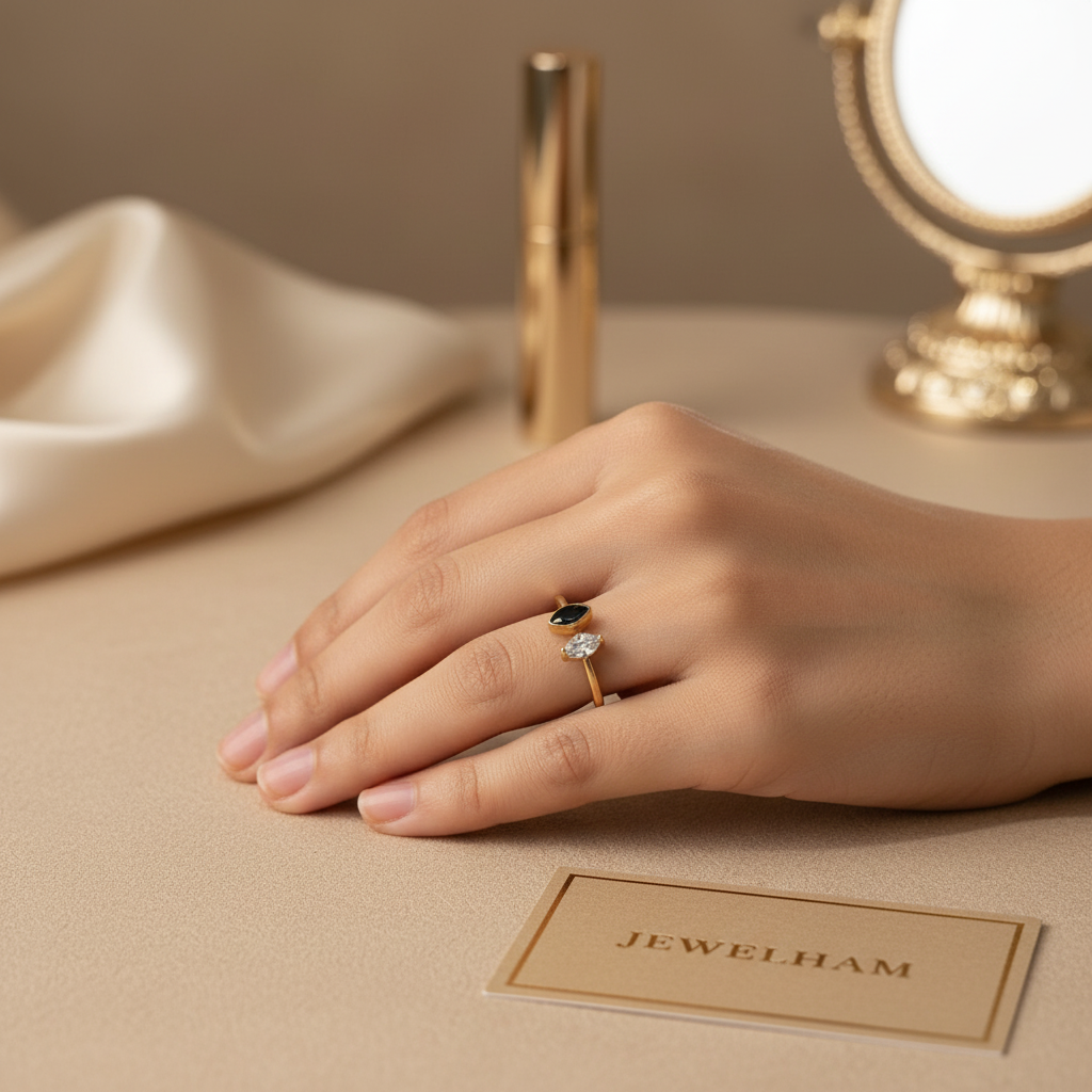 Onyx Spark Ring - Eye