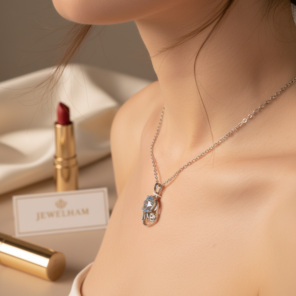 Love Crystal Pendant Necklace