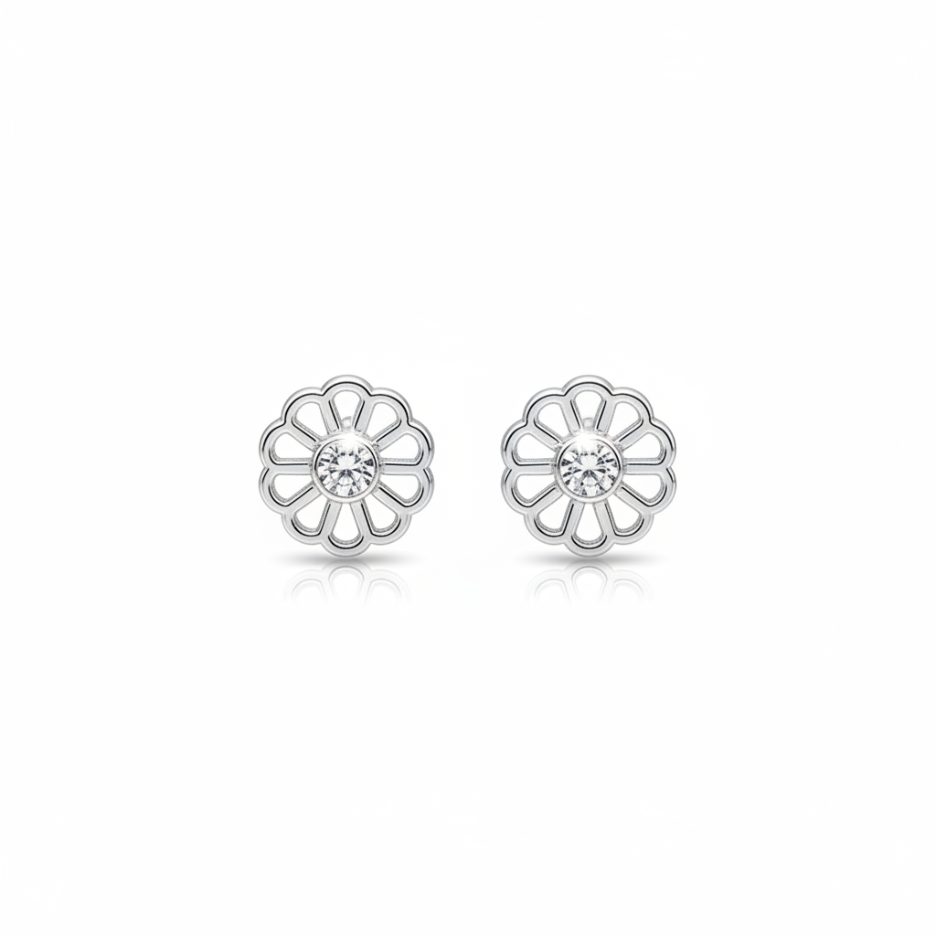 Daisy Petal Stud Earrings