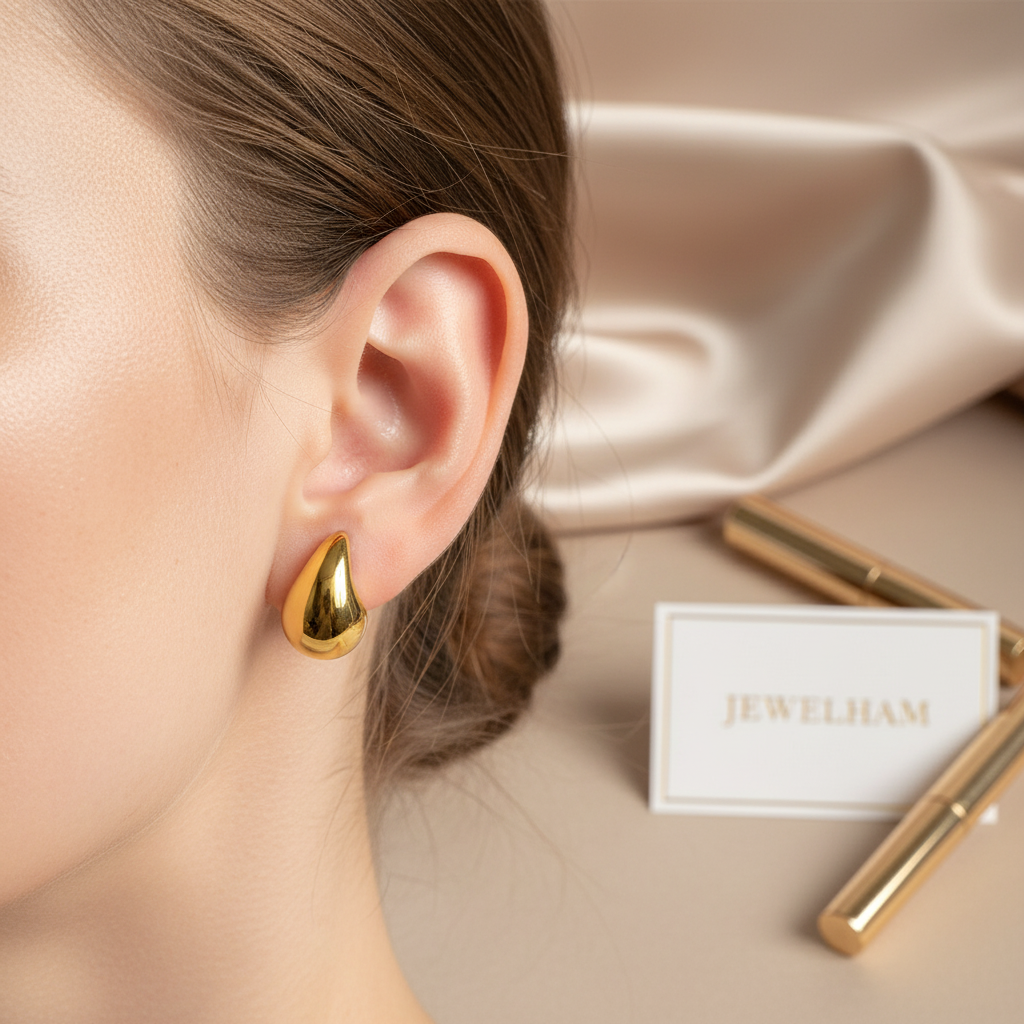 Mini Teardrop Stud Earrings