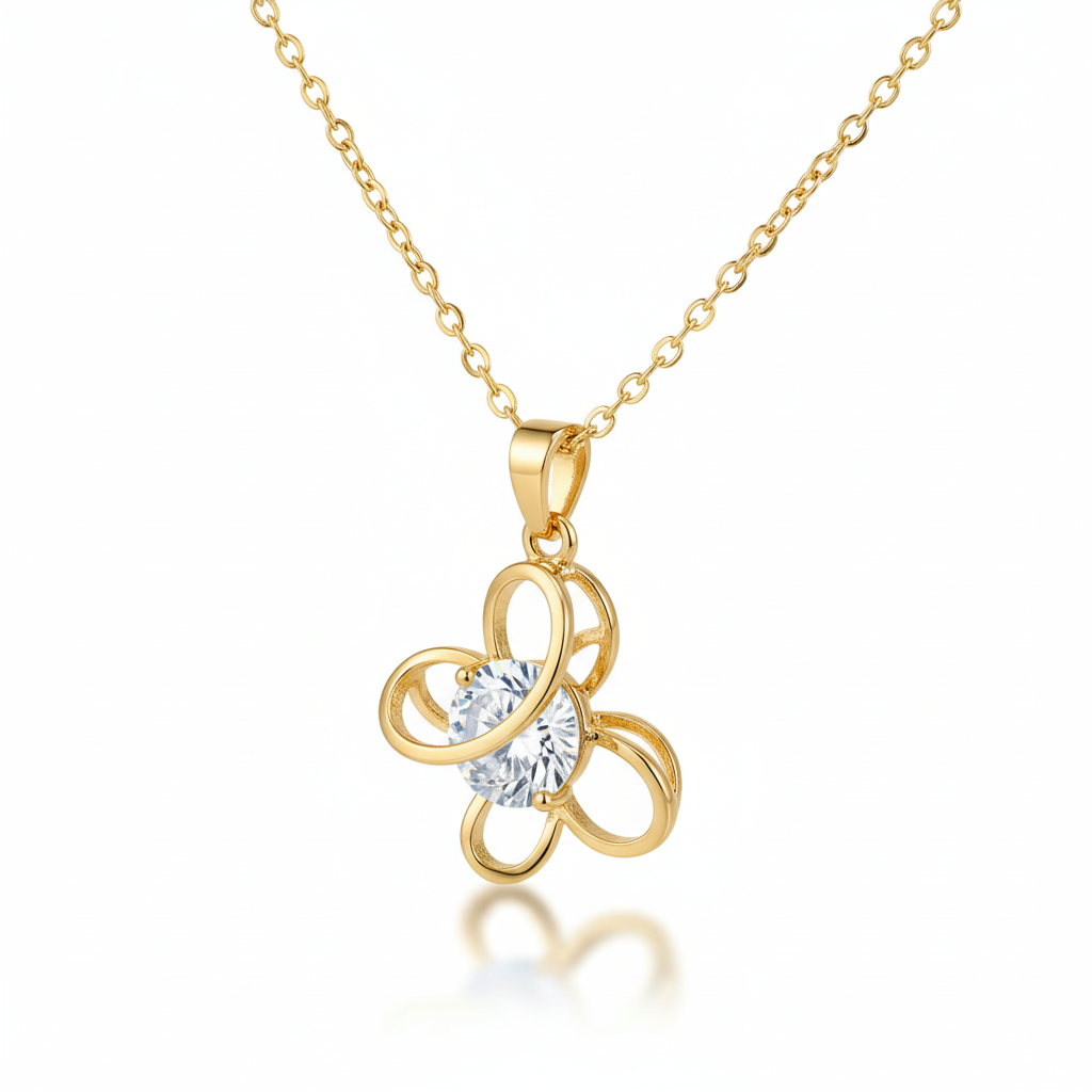 Butterfly Crystal Pendant