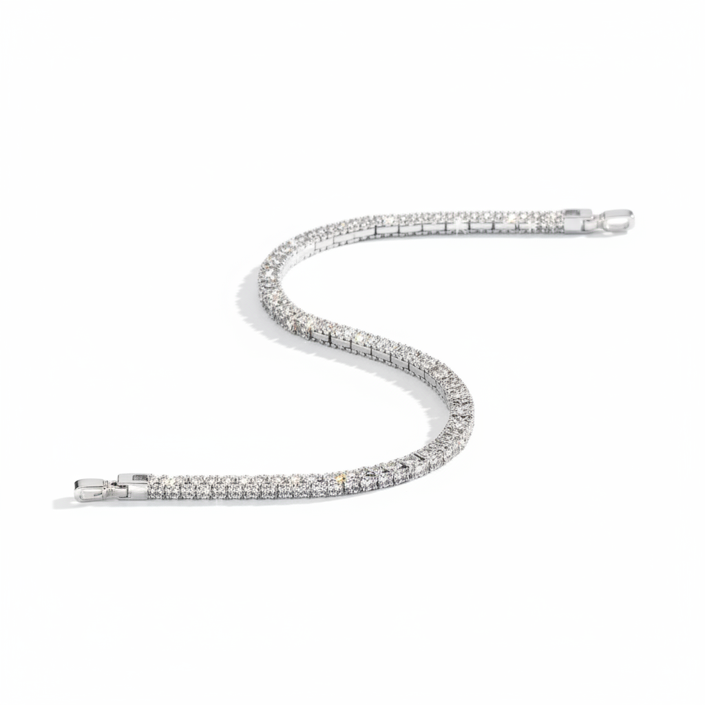 Crystal Tennis Anklet
