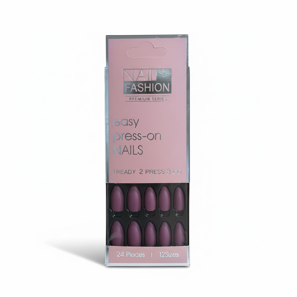 Matte Plum Press-On Nails