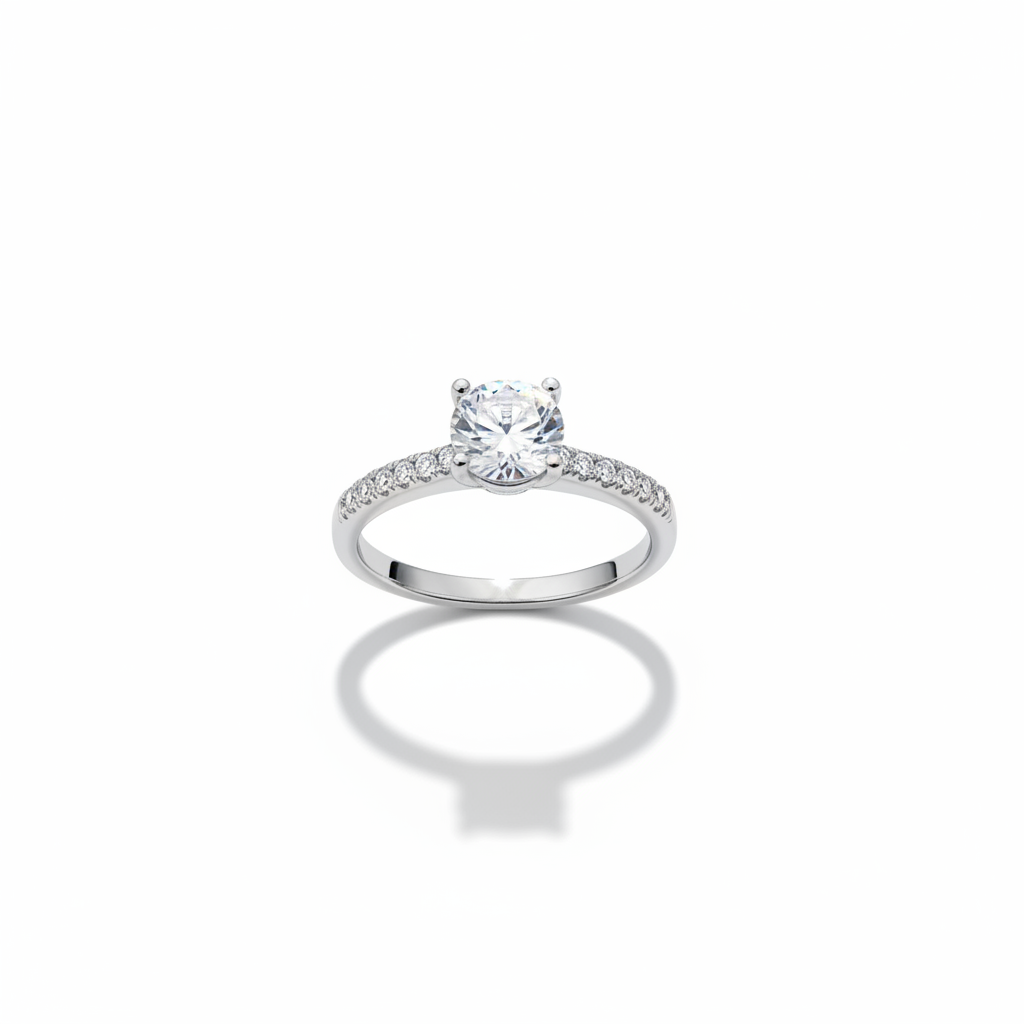 Classic Sapphire  Ring - Silver