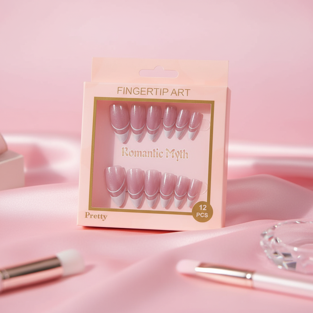 Soft Pink Press-On Nails