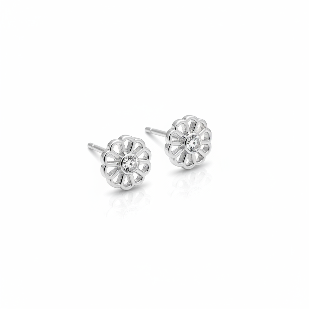 Daisy Petal Stud Earrings