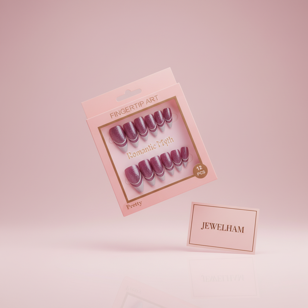 Rose Pink Press-On Nails