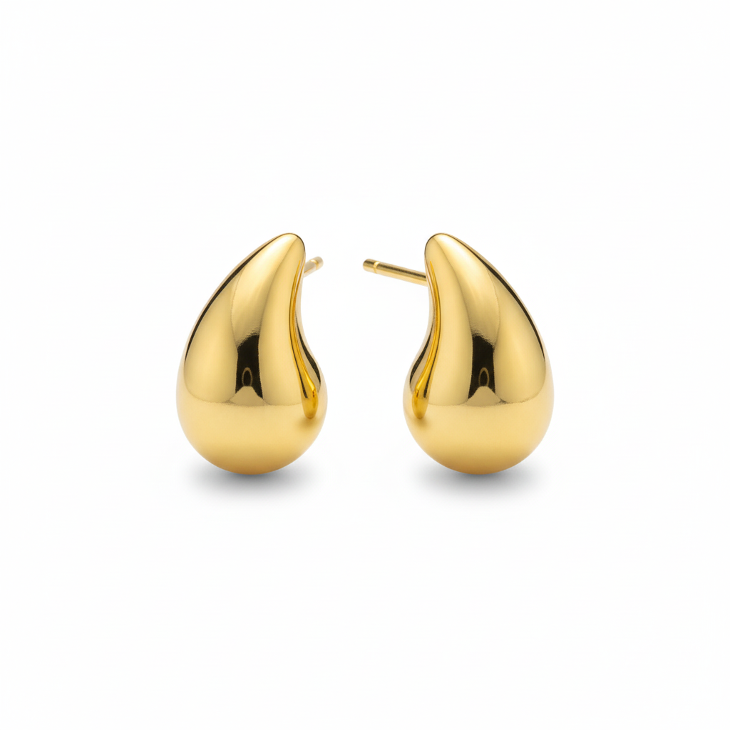 Mini Teardrop Stud Earrings