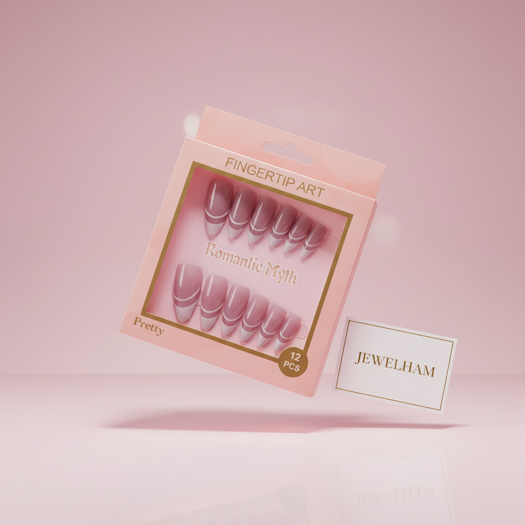 Soft Nude Pink Press-On Nails