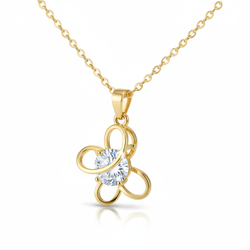 Butterfly Crystal Pendant