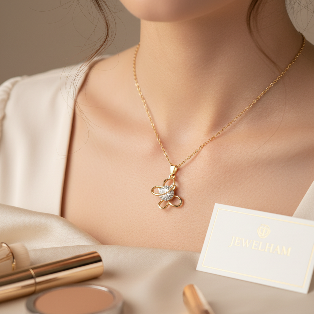 Butterfly Crystal Pendant