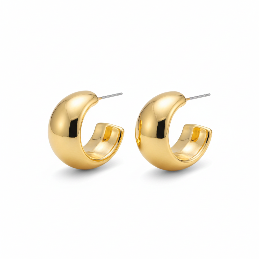 Chunky Hoop Earrings