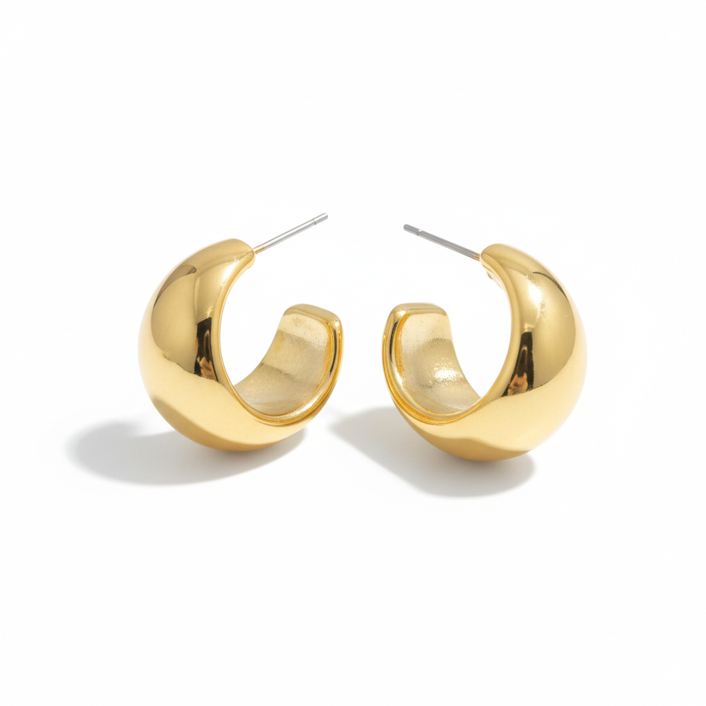 Chunky Hoop Earrings