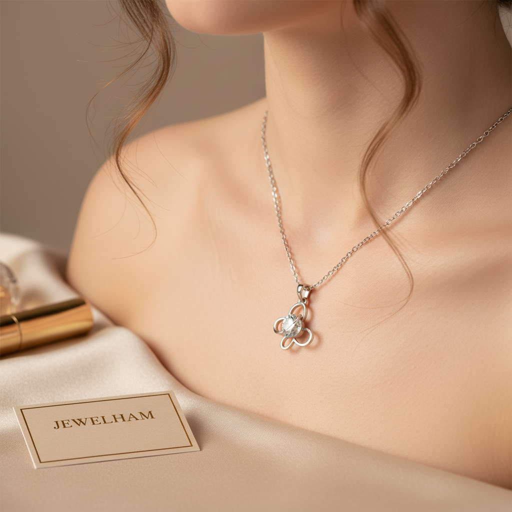 Butterfly Crystal Pendant