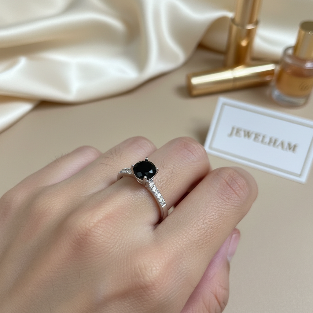 Midnight Crystal Ring