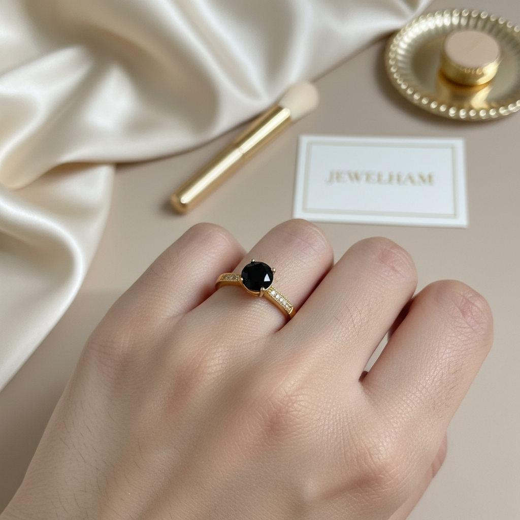 Midnight Crystal Ring