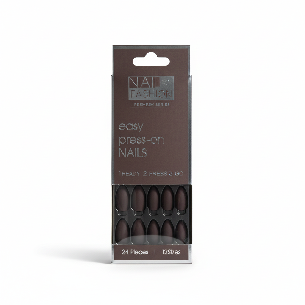 Matte Cocoa Press-On Nails