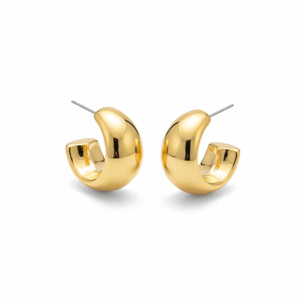 Chunky Hoop Earrings