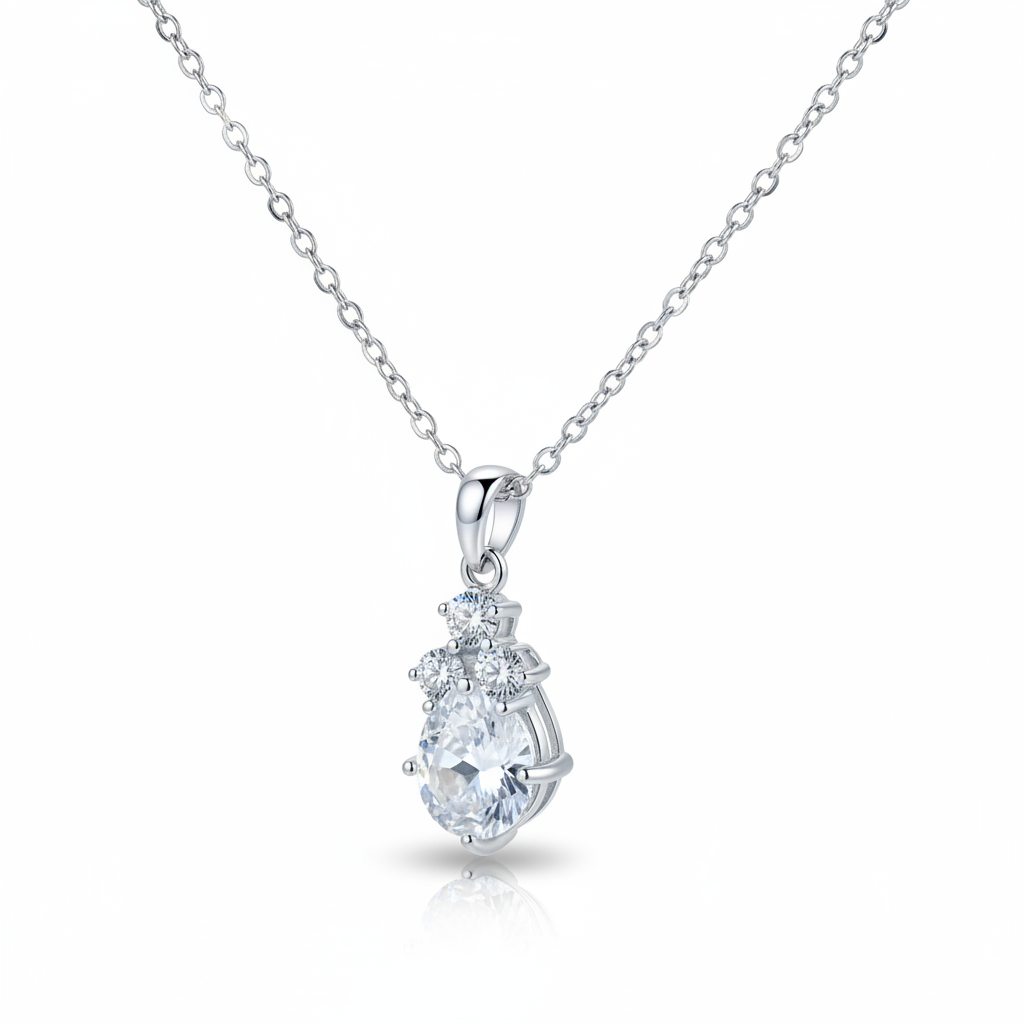Elegance Crystal Drop Pendant