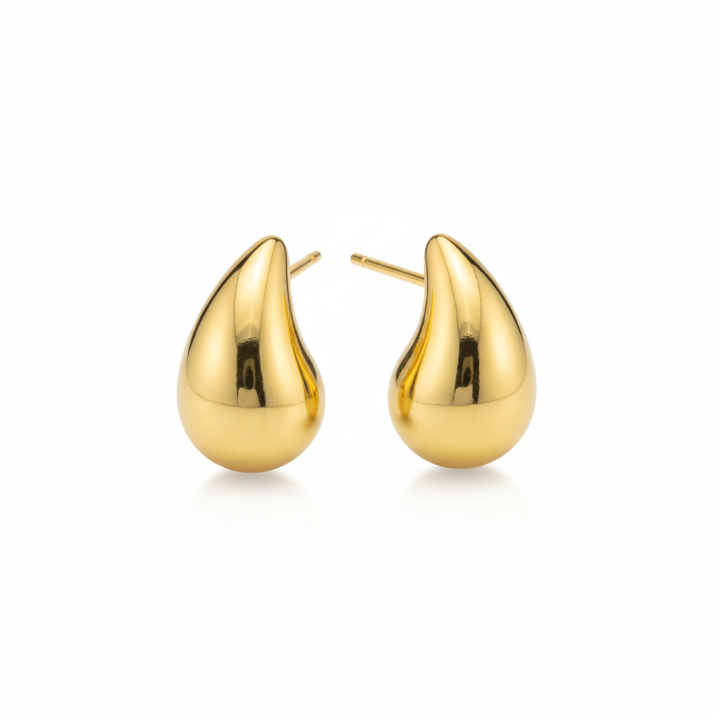 Mini Teardrop Stud Earrings